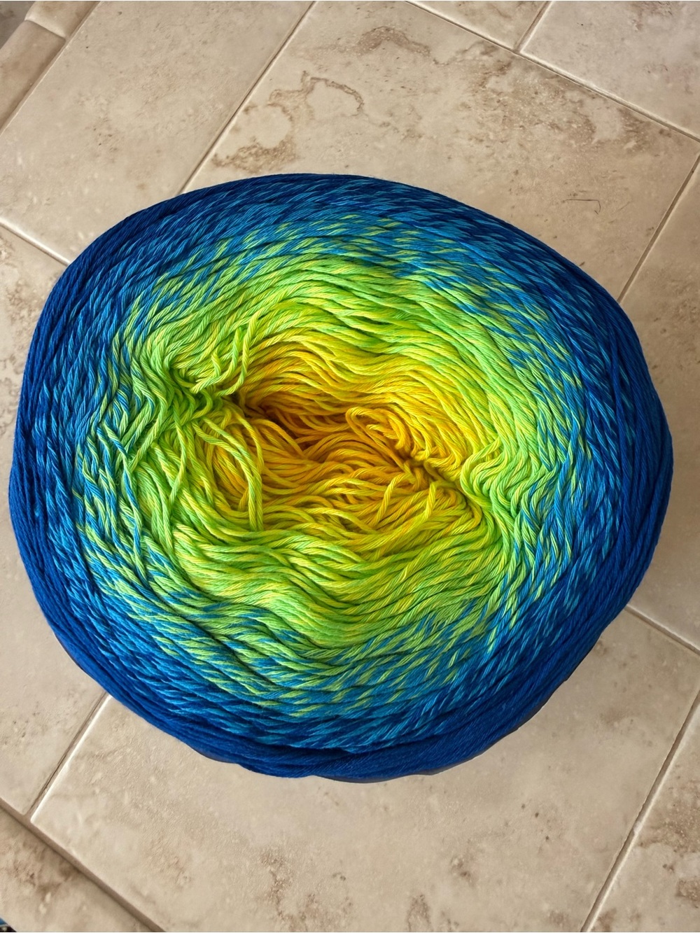 Yarn Art Rosegarden Soft Royal Blue/Green/Yellow Cotton Yarn